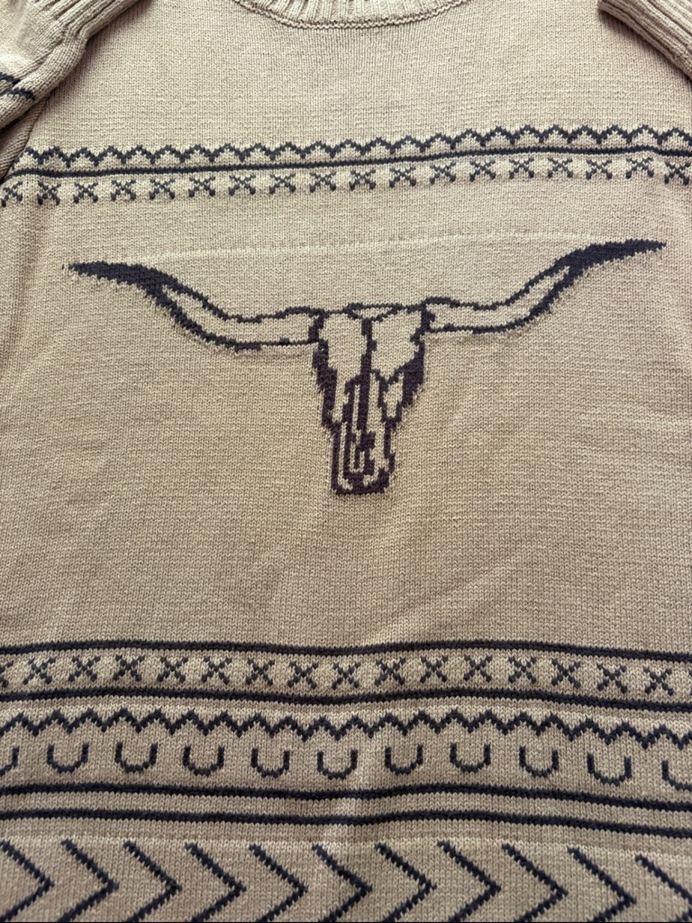 Cotton & Rye Tan Knit Sweater - Picture 3 of 11